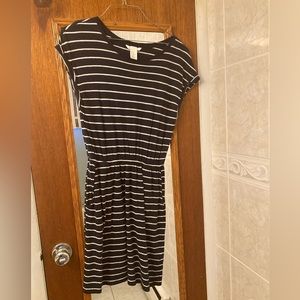 Blue stripped dress ($7 cash only)
